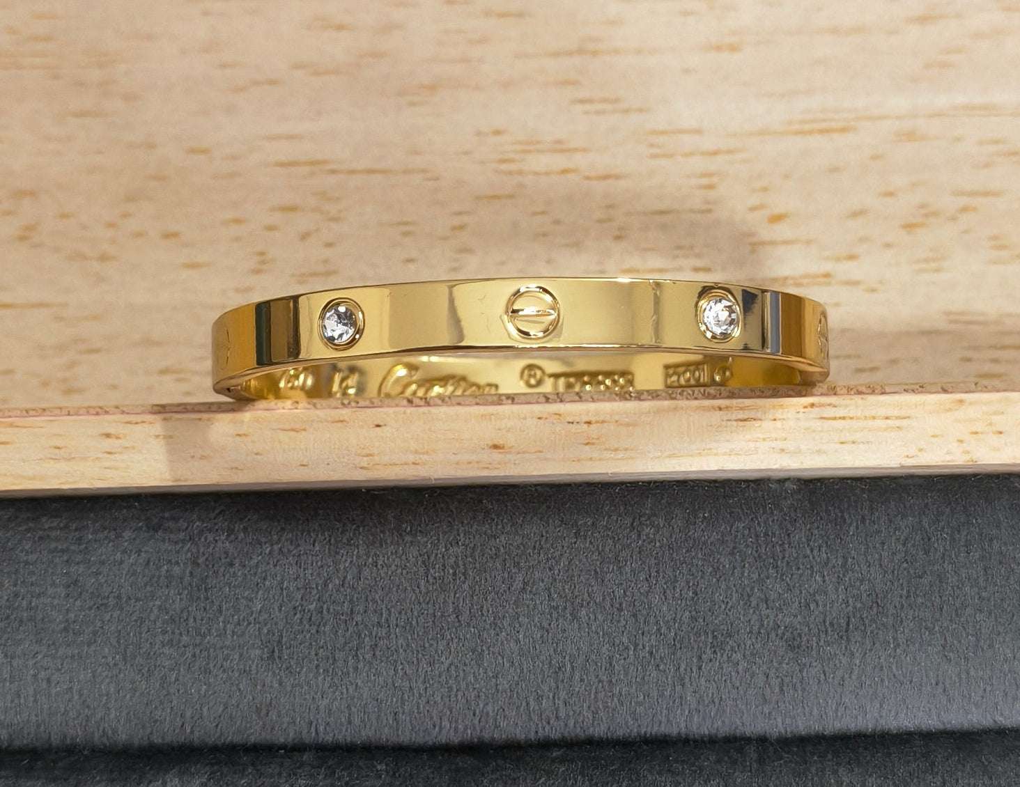 Antitarnish Babysize Timeless Love Bracelet 18K Gold Plated