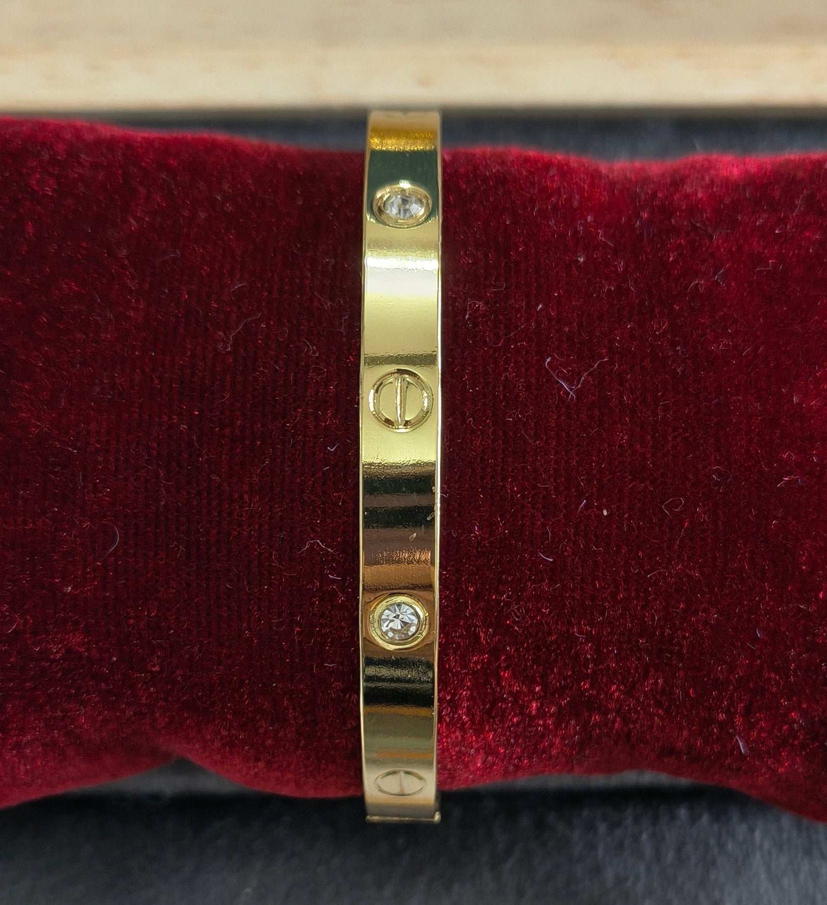 Antitarnish Babysize Timeless Love Bracelet 18K Gold Plated