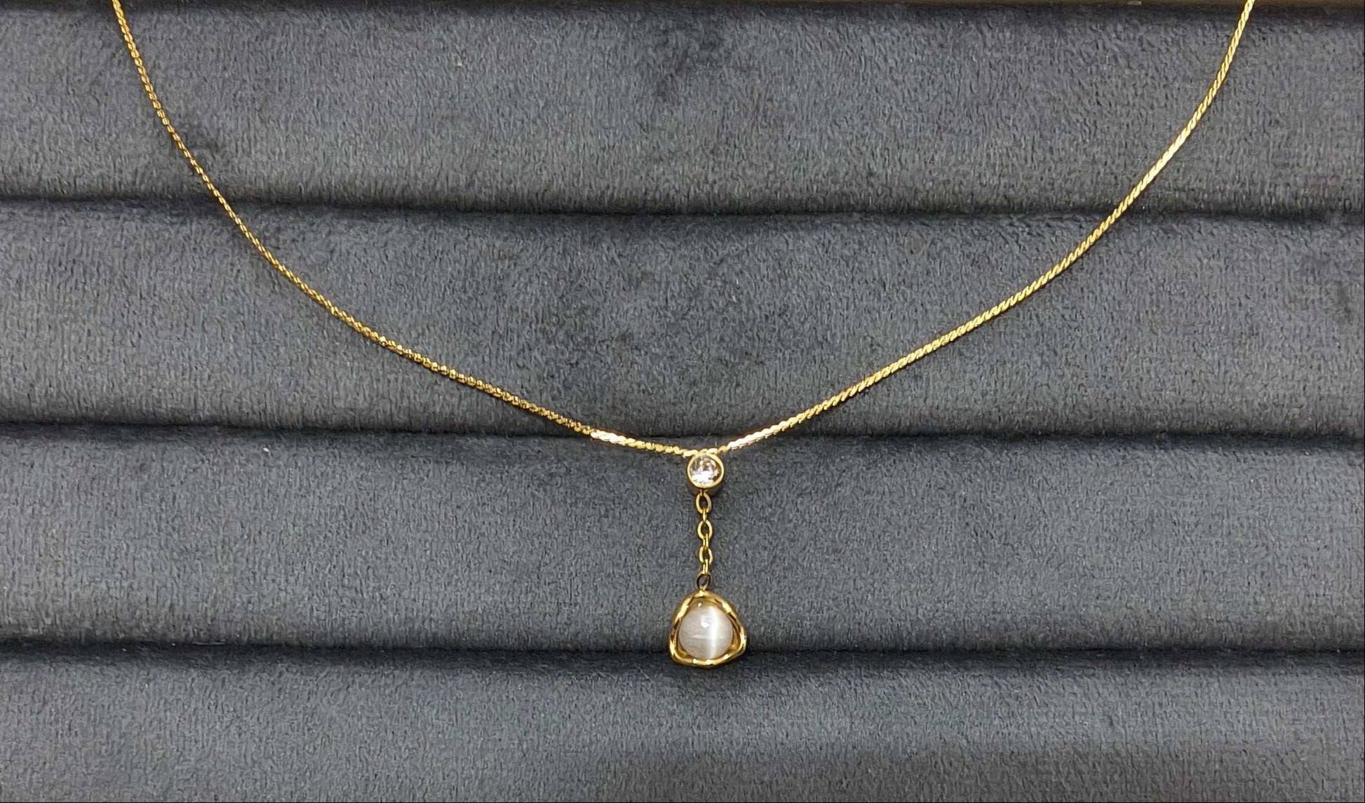 Antitarnish Dainty Charm Necklace 18K Gold Plated