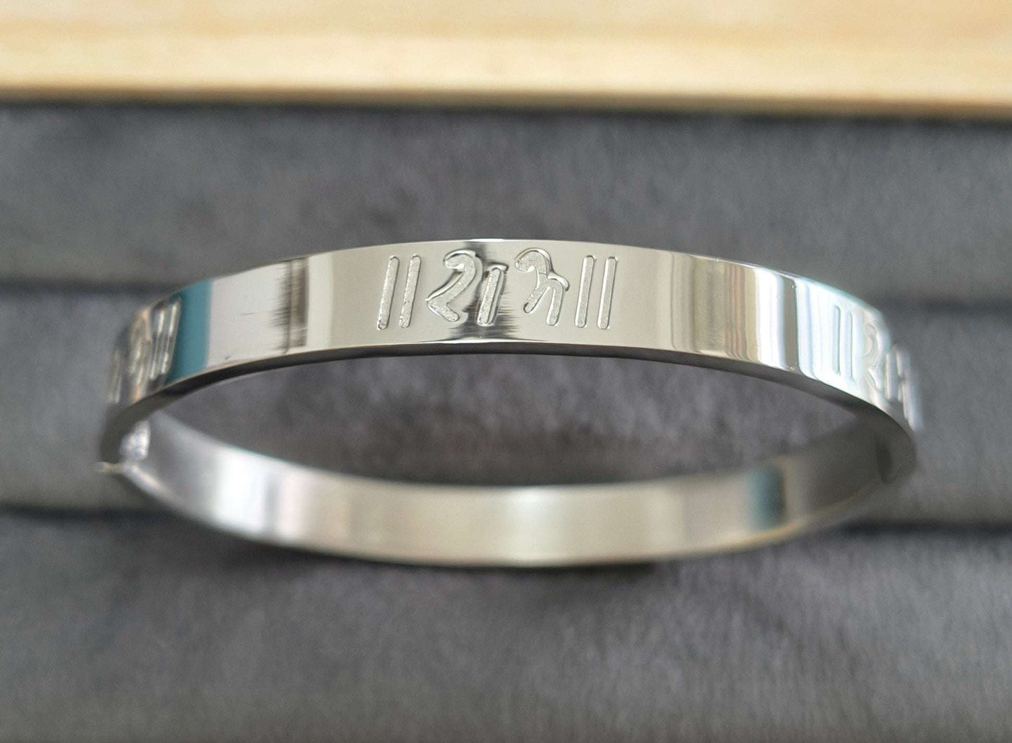 Antitarnish Men's Bracelet Silver Plated Ram Divya Kada