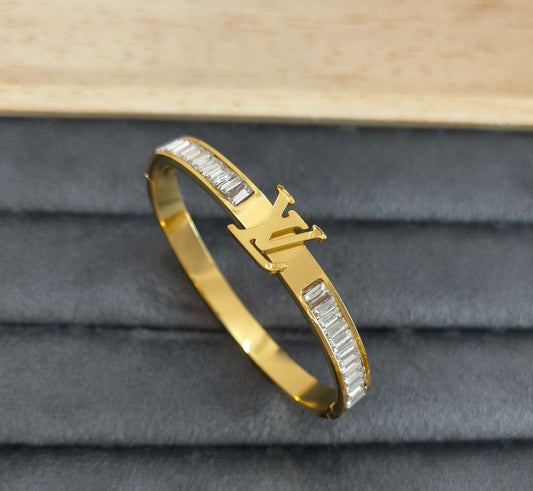 Antitarnish Premium Stone Studded Babysize Bracelet 18K Gold Plated
