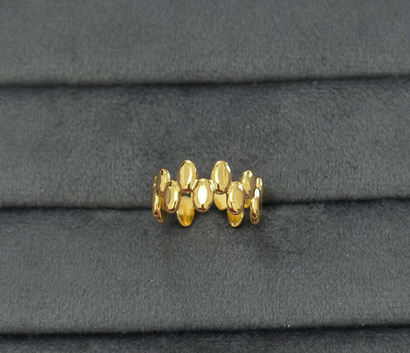 Antitarnish Stylish Adjustable Ring 18K Gold Plated