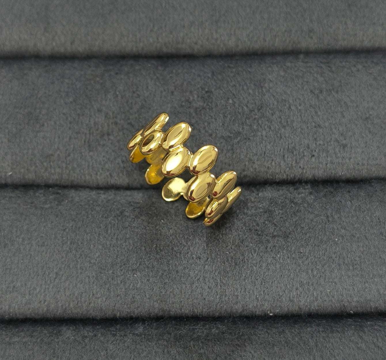 Antitarnish Stylish Adjustable Ring 18K Gold Plated