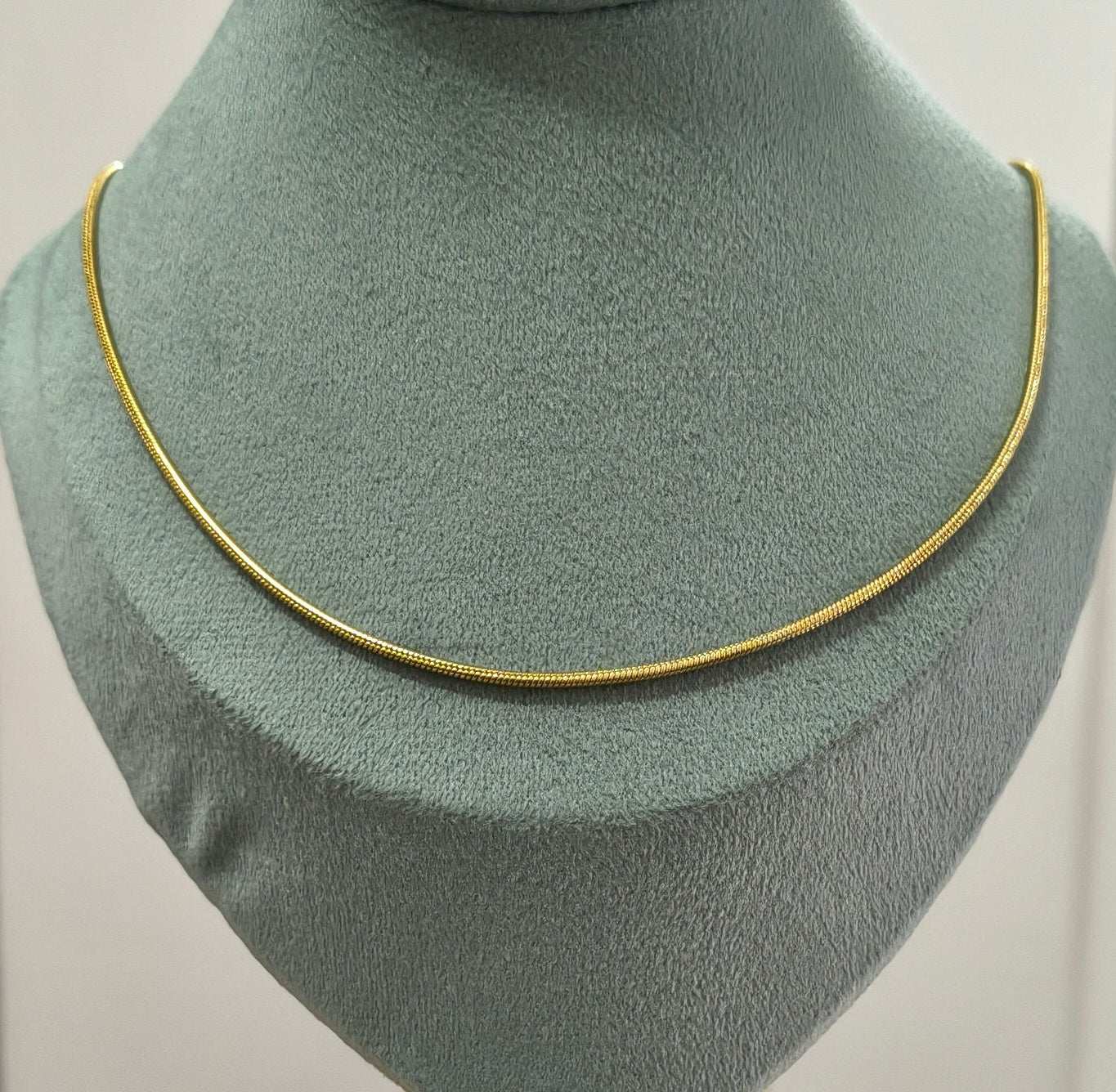 Antitarnish Unisex Rope Chain 18K Gold Plated