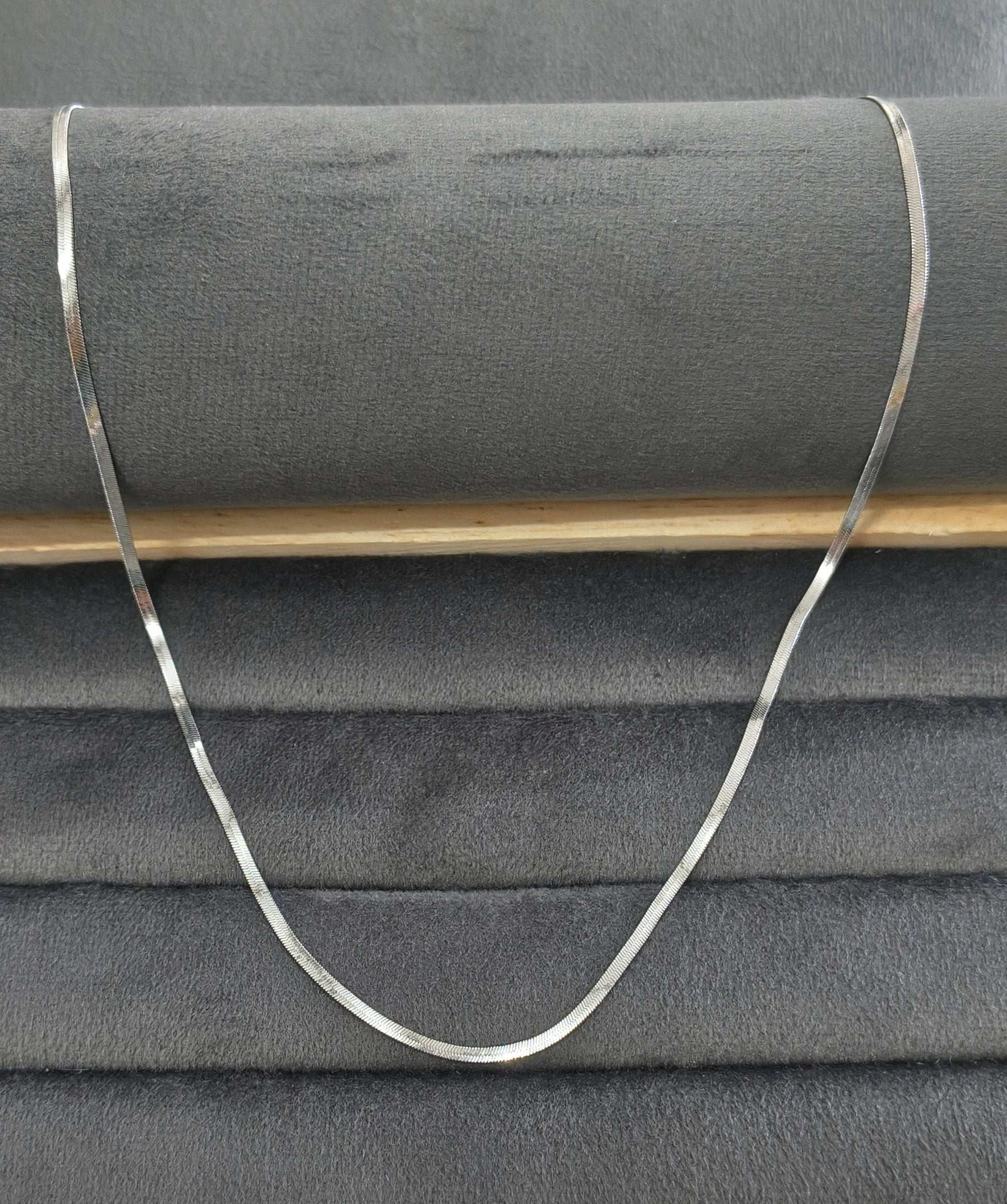 Antitarnish Unisex Sleek Snake Chain Silver Plated