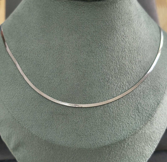 Antitarnish Unisex Sleek Snake Chain Silver Plated