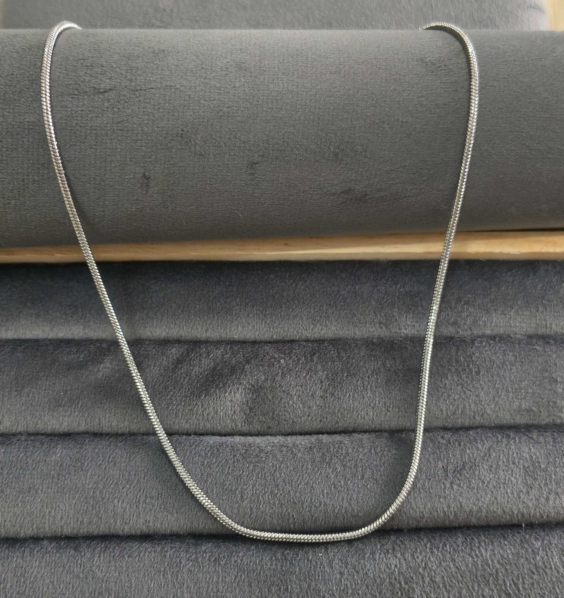 Antitarnish Unisex Solid Rope Chain Silver Plated