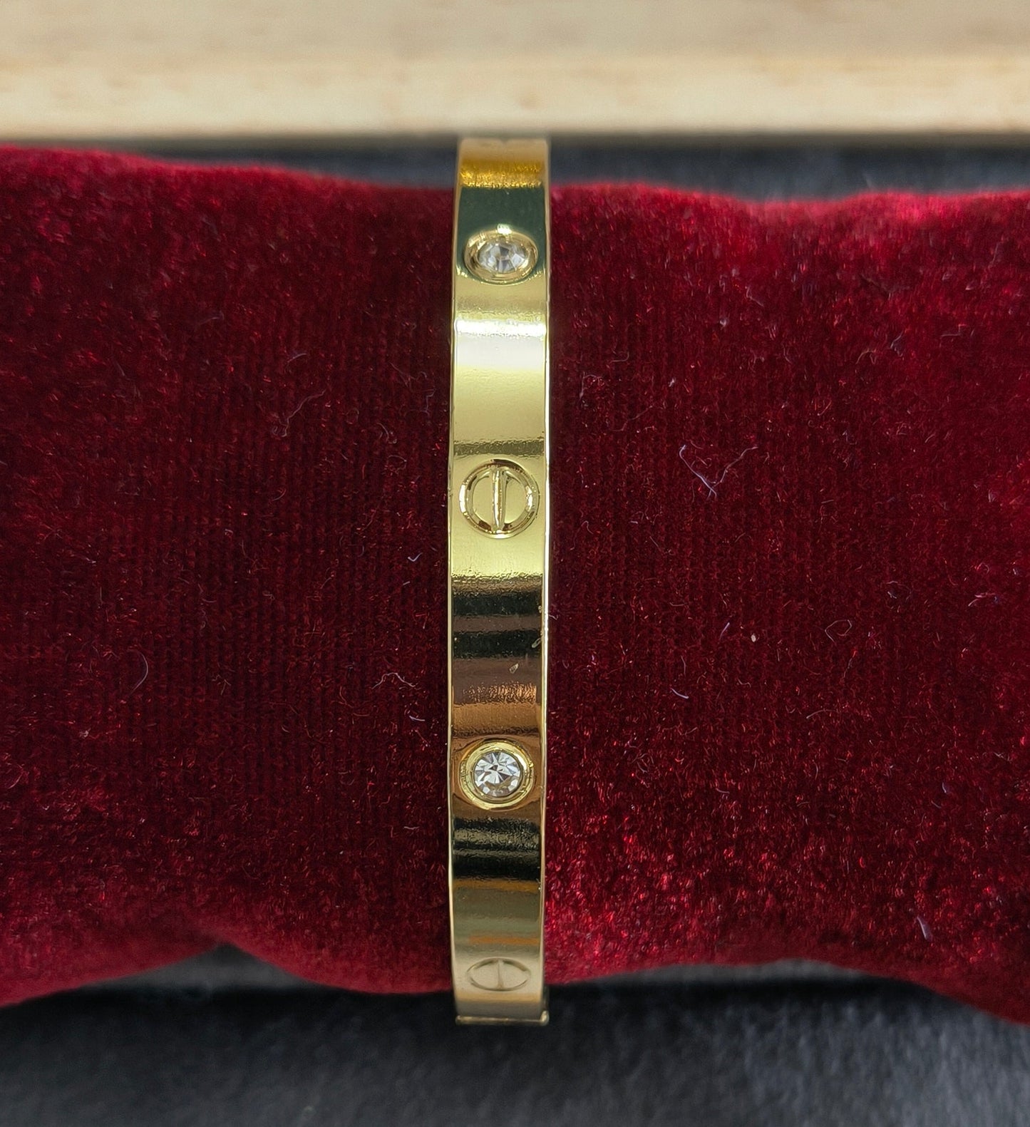 Antitarnish Babysize Timeless Love Bracelet 18K Gold Plated