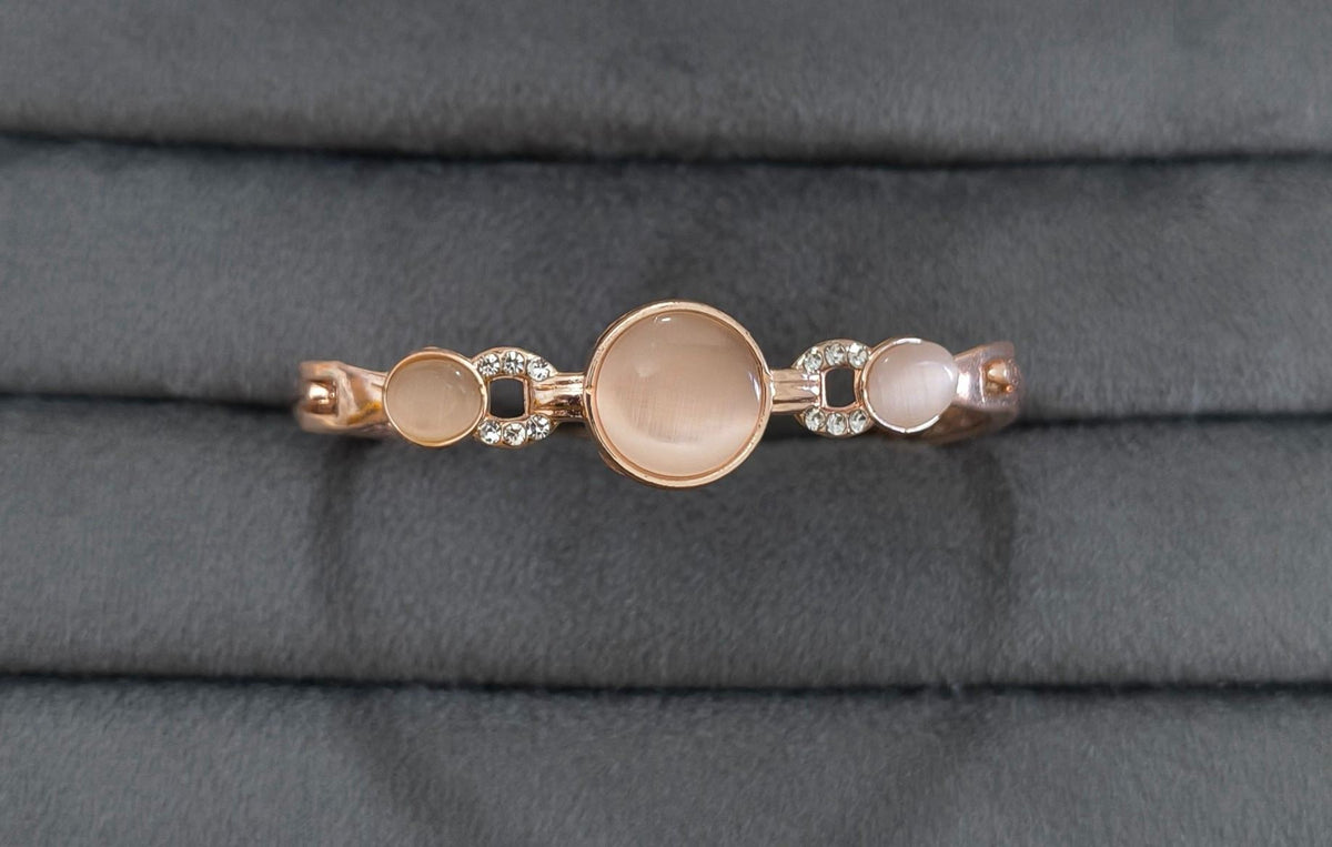 Antitarnish Bracelet Geometric Design 18K Gold Plated