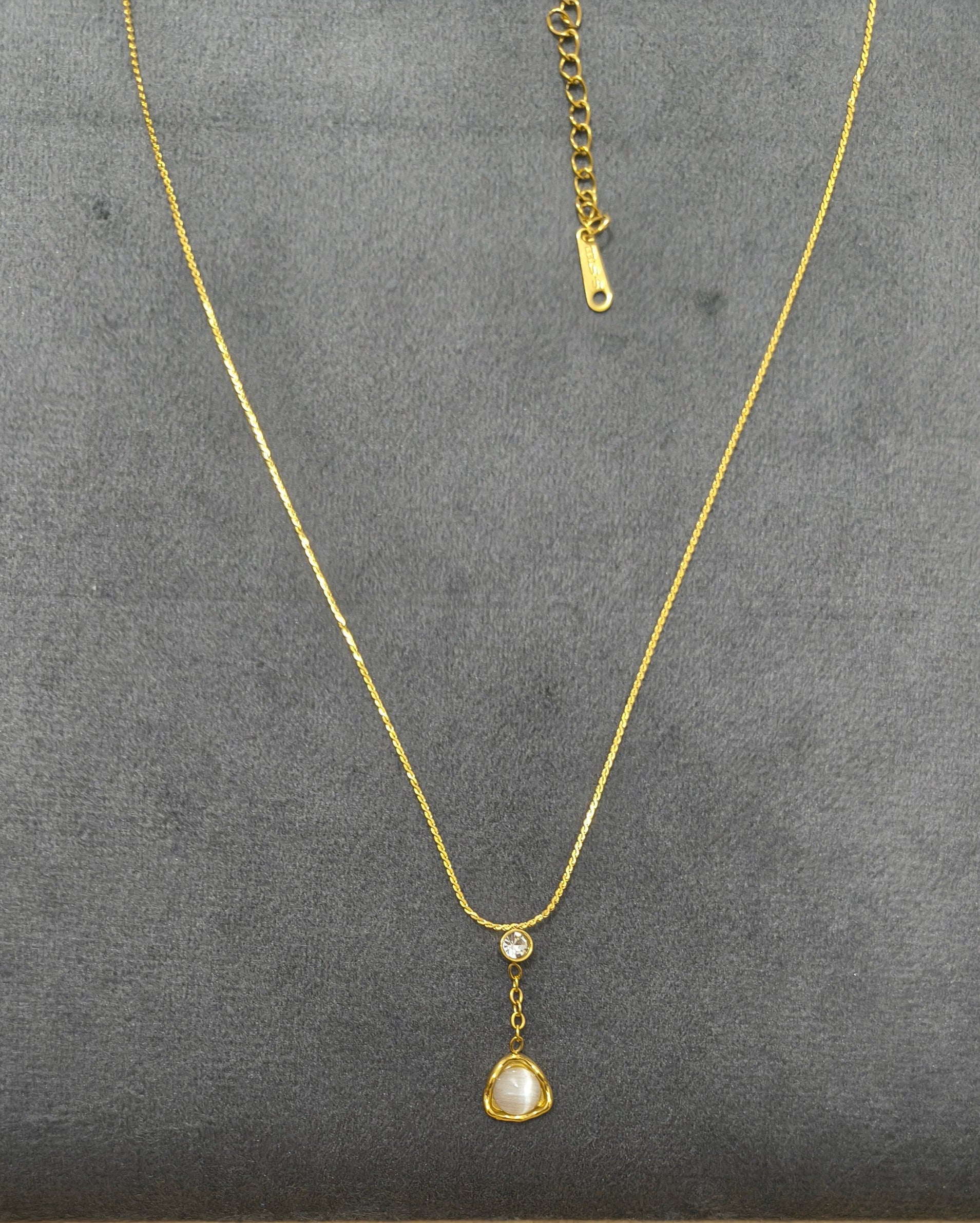 Antitarnish Dainty Charm Necklace 18K Gold Plated