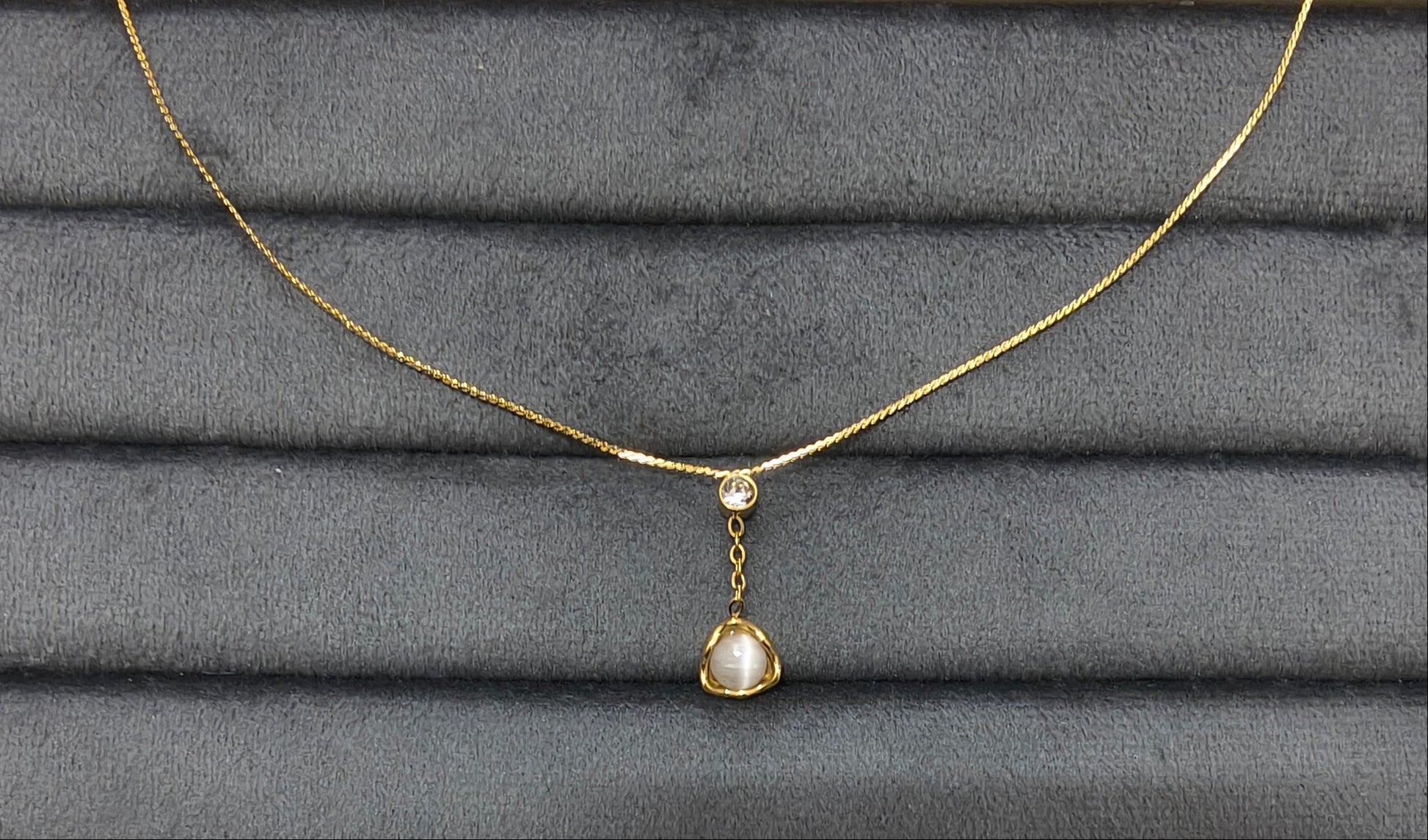 Antitarnish Dainty Charm Necklace 18K Gold Plated