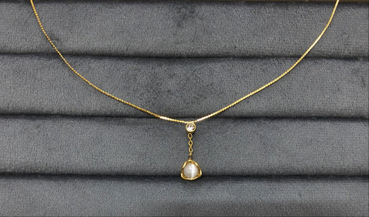 Antitarnish Dainty Charm Necklace 18K Gold Plated