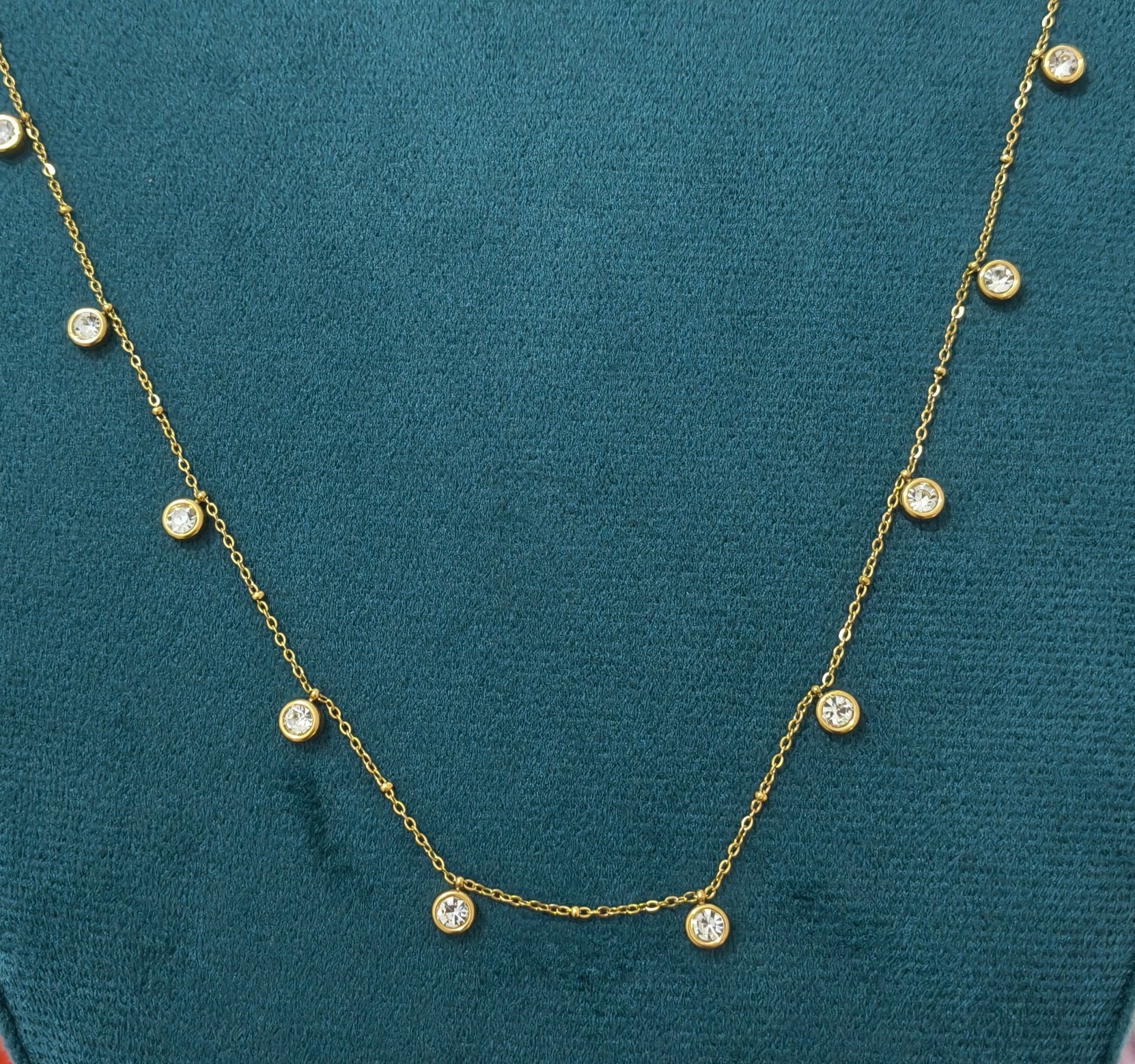 Antitarnish Dainty Charms Waist Chain 18K Gold Plated