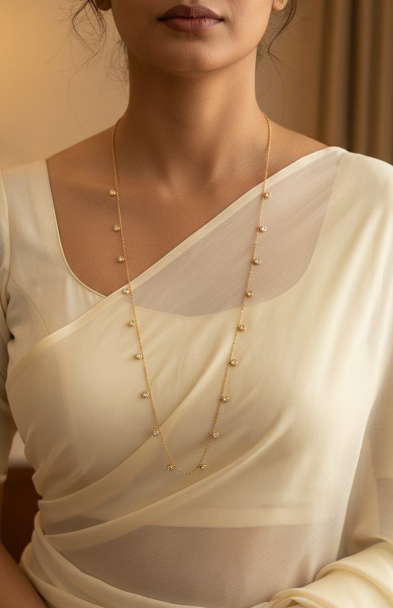 Antitarnish Dainty Charms Waist Chain 18K Gold Plated