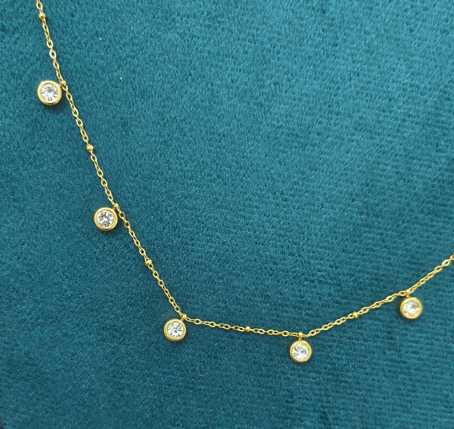 Antitarnish Dainty Charms Waist Chain 18K Gold Plated