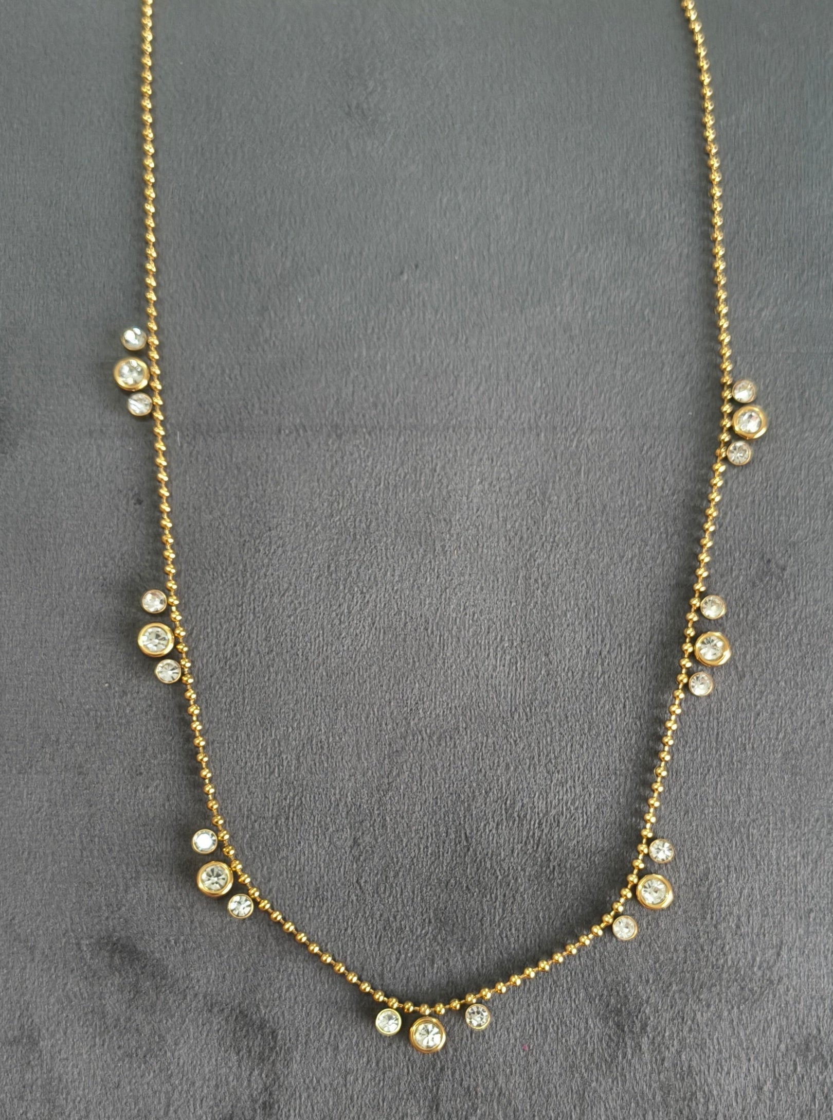 Antitarnish Dazzling Beads Waist Chain 18K Gold Plated