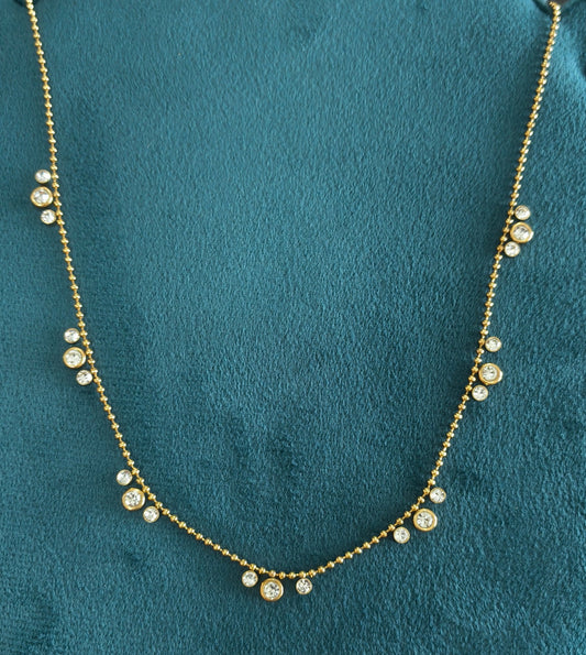 Antitarnish Dazzling Beads Waist Chain 18K Gold Plated