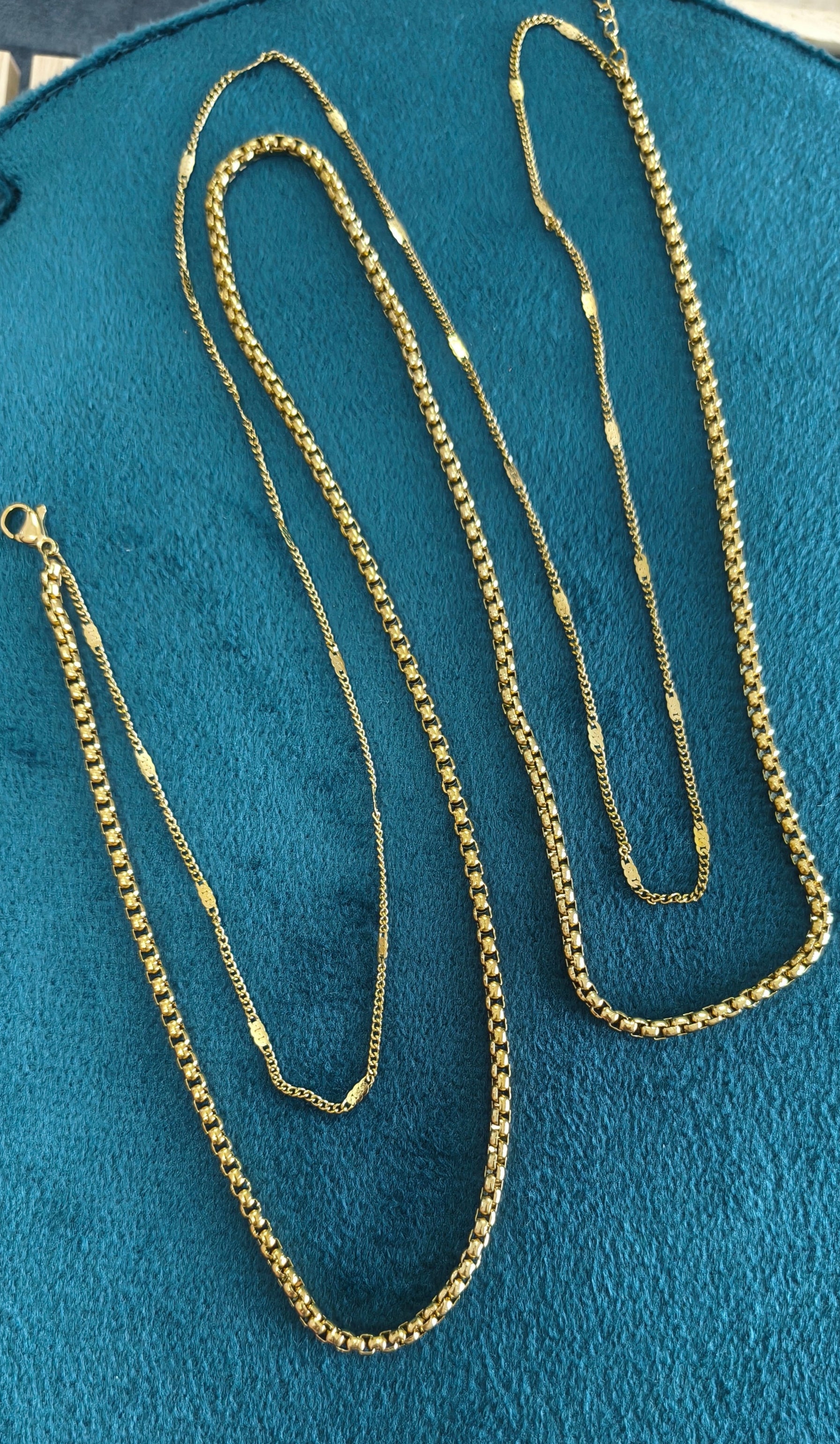 Antitarnish Double Layered Waist Chain 18K Gold Plated