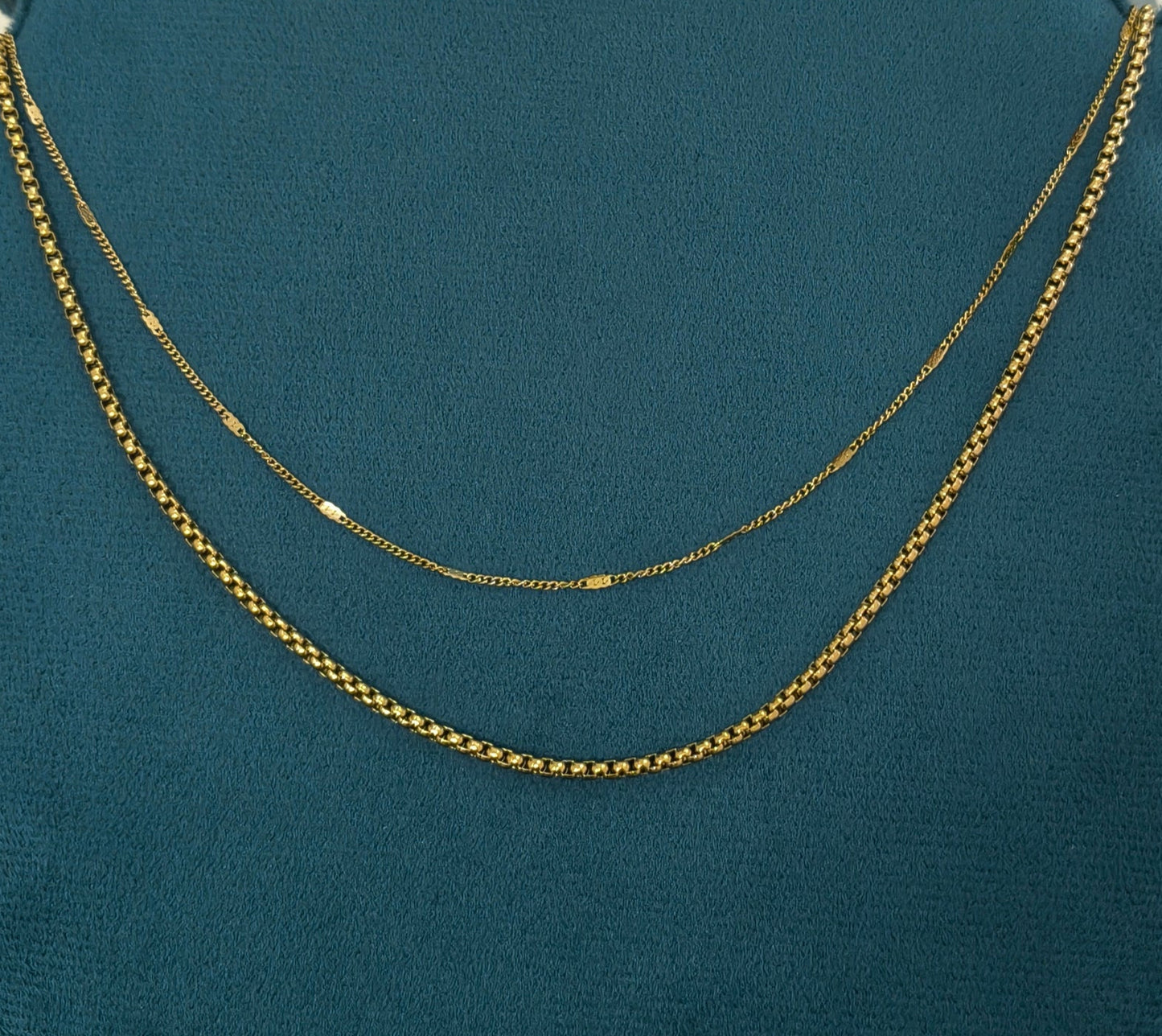 Antitarnish Double Layered Waist Chain 18K Gold Plated