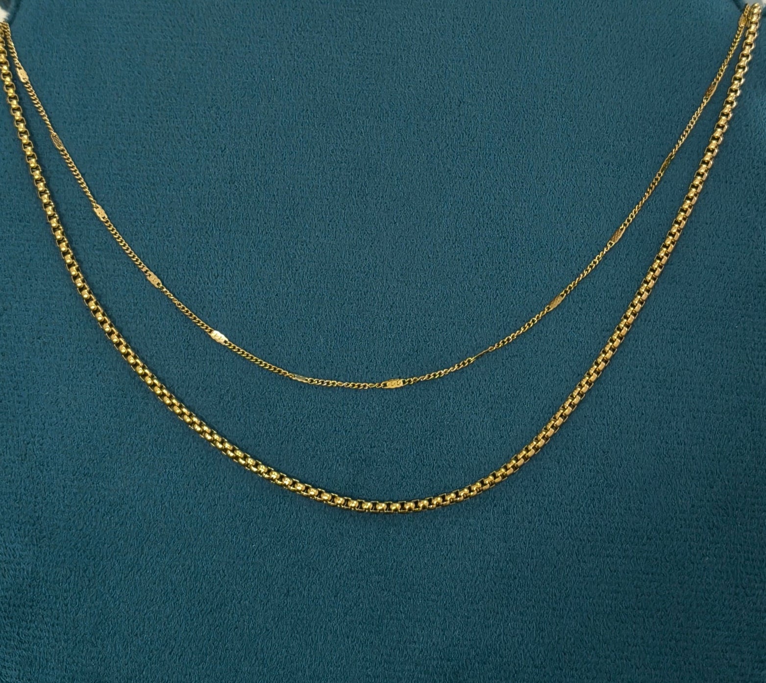 Antitarnish Double Layered Waist Chain 18K Gold Plated