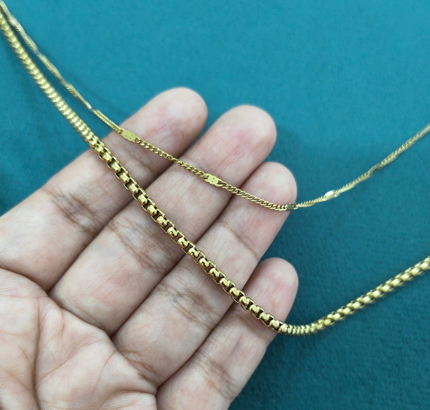 Antitarnish Double Layered Waist Chain 18K Gold Plated