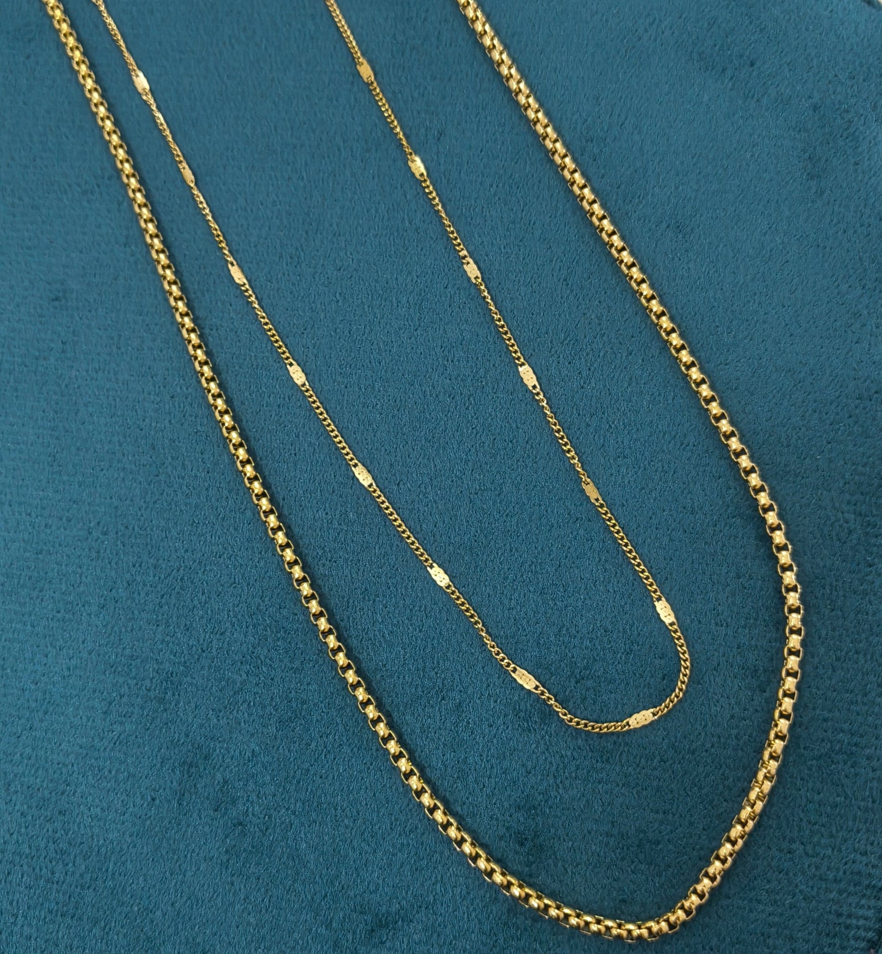 Antitarnish Double Layered Waist Chain 18K Gold Plated