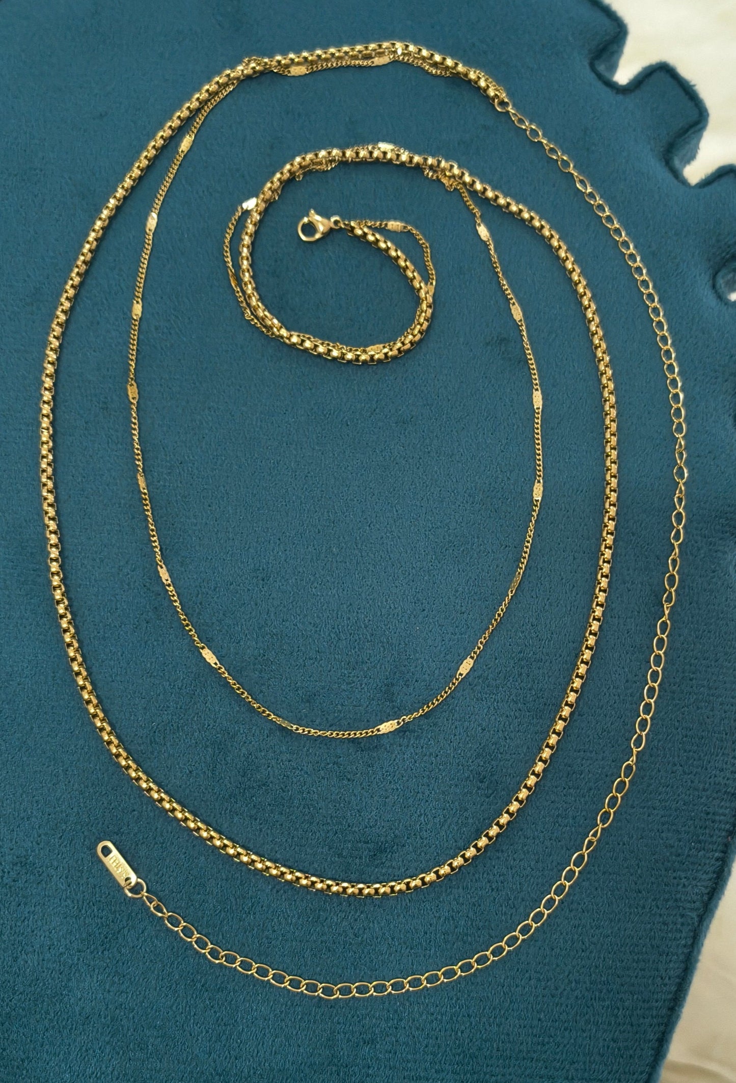 Antitarnish Double Layered Waist Chain 18K Gold Plated