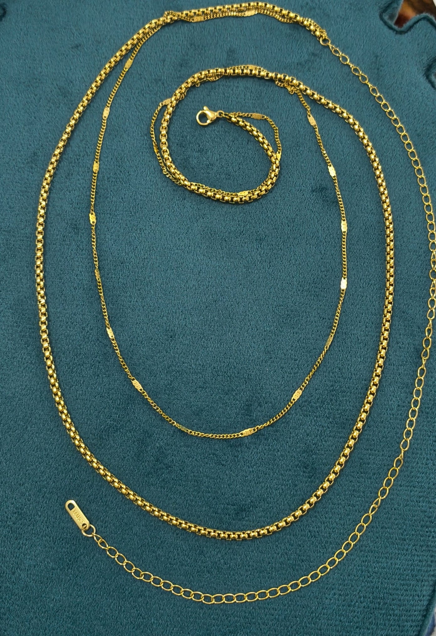 Antitarnish Double Layered Waist Chain 18K Gold Plated