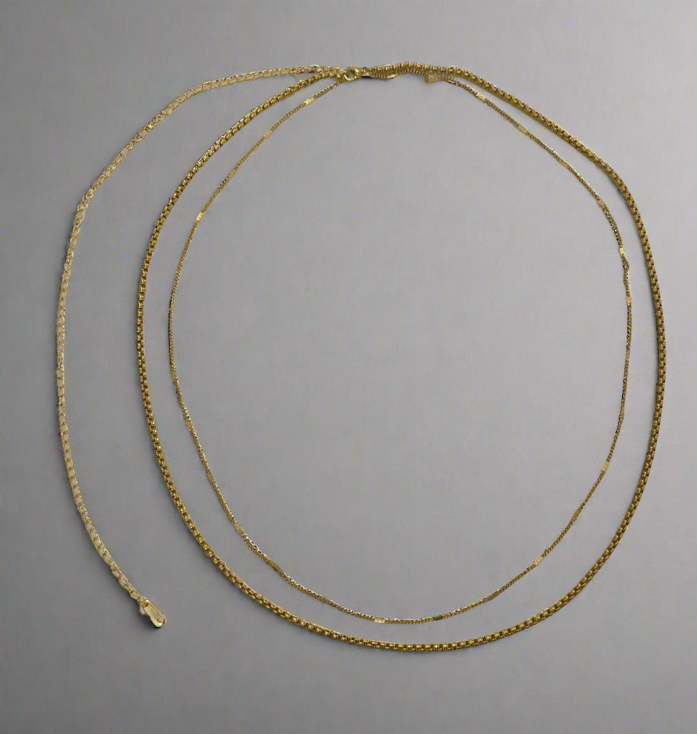 Antitarnish Double Layered Waist Chain 18K Gold Plated
