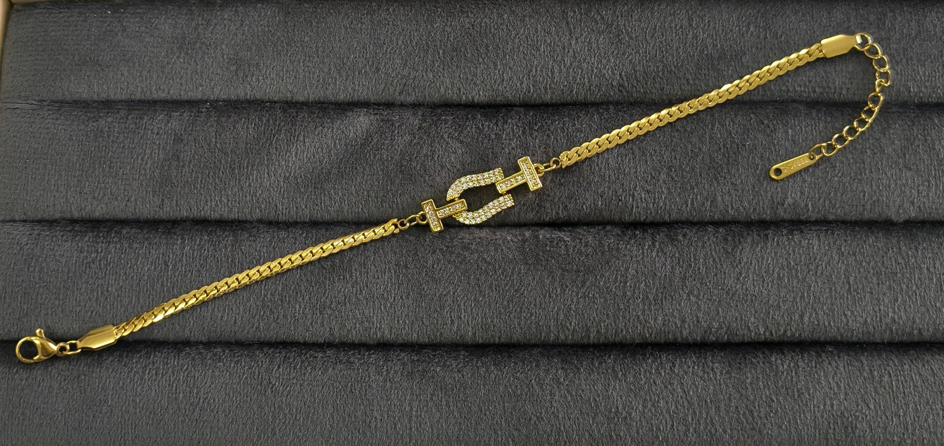Antitarnish Gold Knot Chain Bracelet 18K Gold Plated