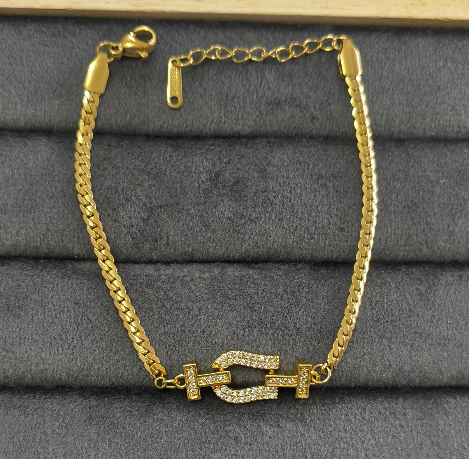 Antitarnish Gold Knot Chain Bracelet 18K Gold Plated