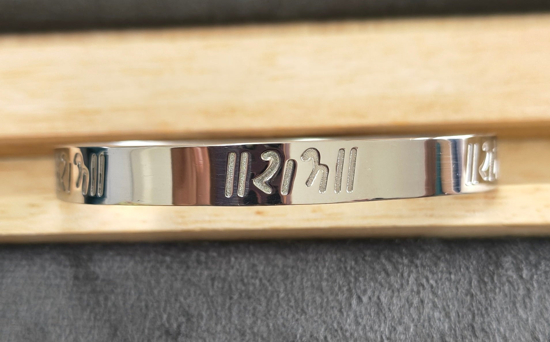 Antitarnish Men's Bracelet Silver Plated Ram Divya Kada