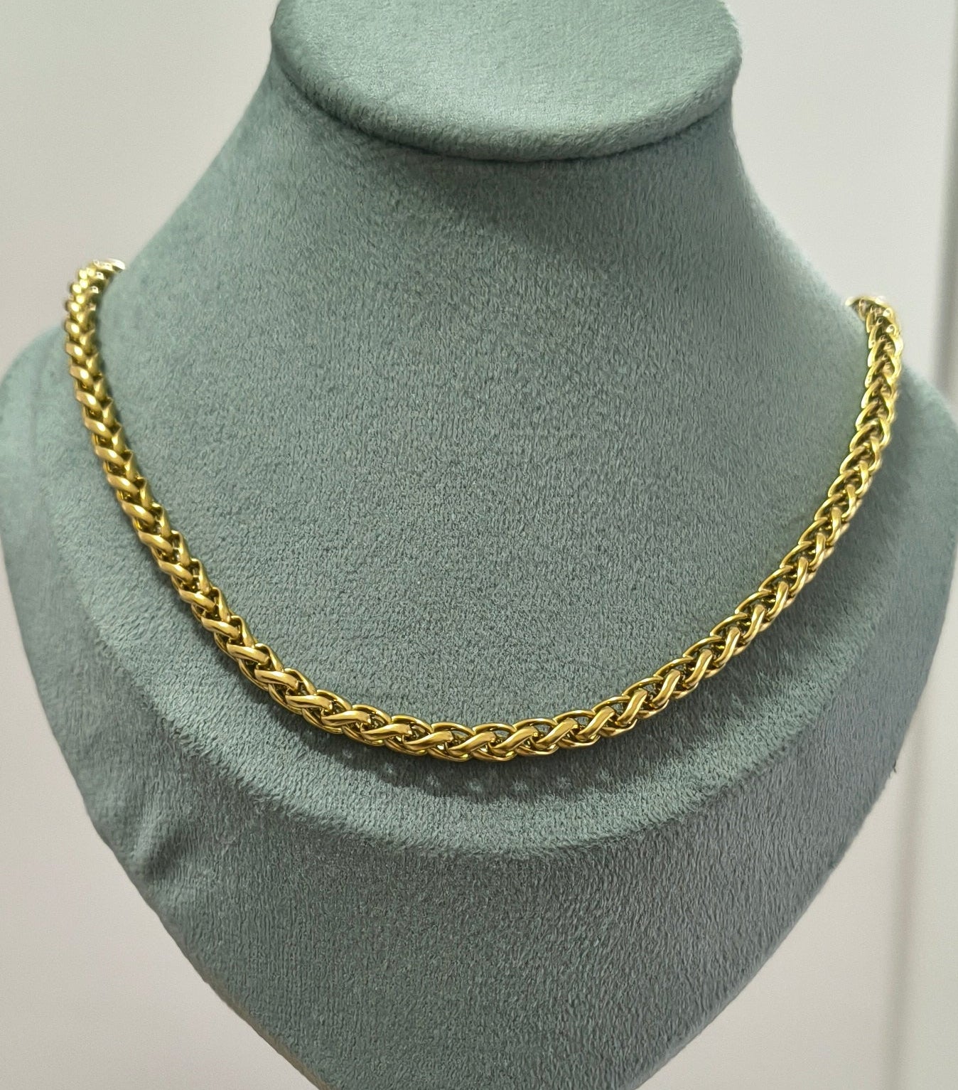 Antitarnish Men's Heavy Bold Style Chain 18K Gold Plated