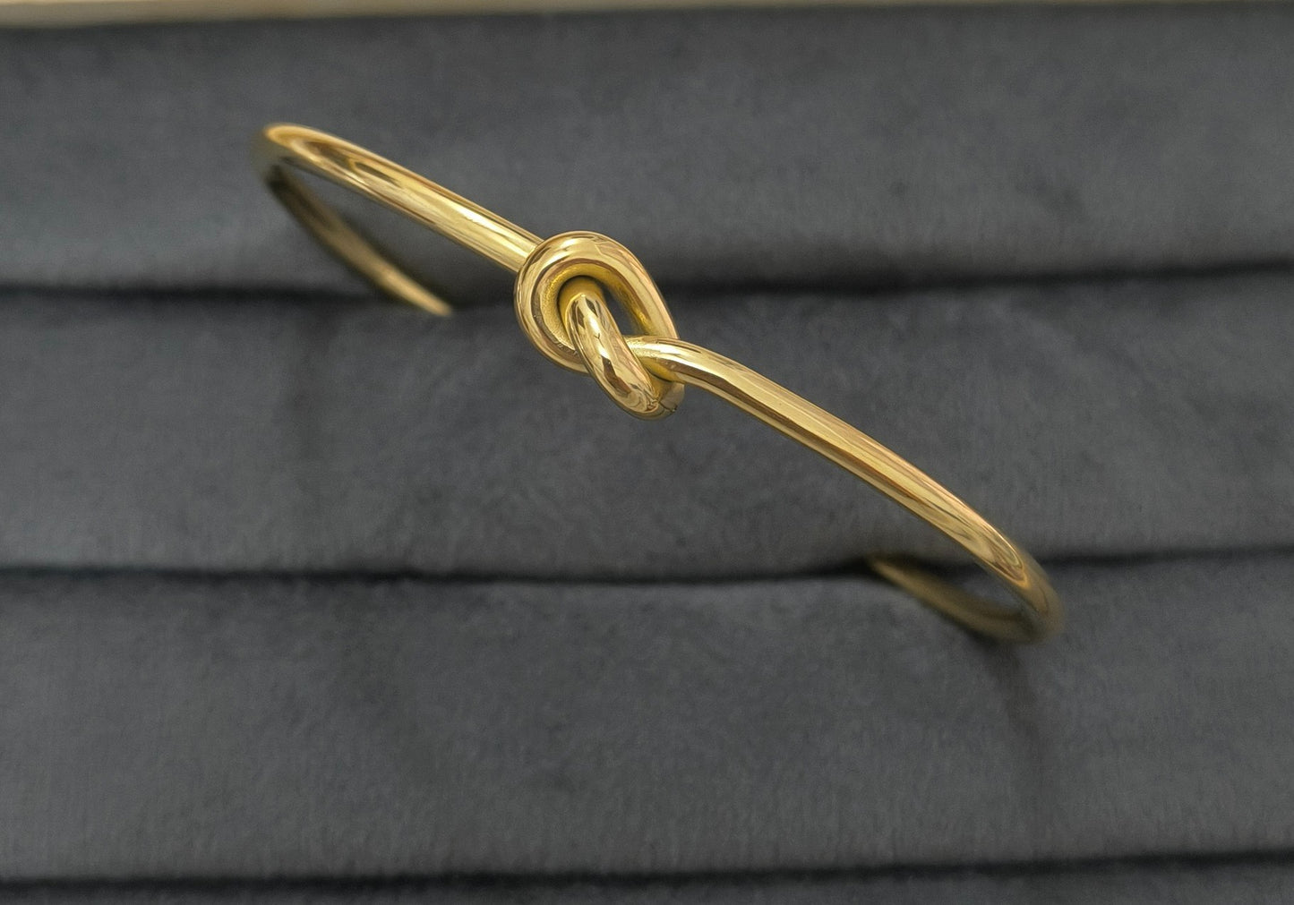 Antitarnish Single Knot Bracelet 18K Gold Plated