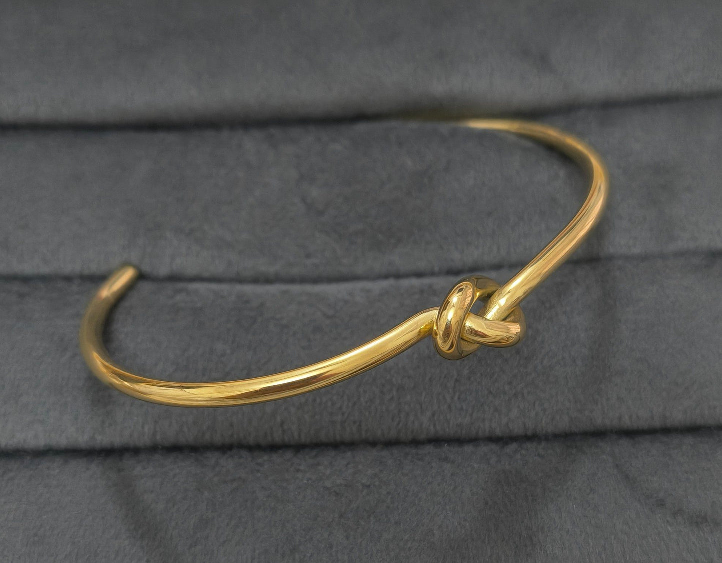Antitarnish Single Knot Bracelet 18K Gold Plated