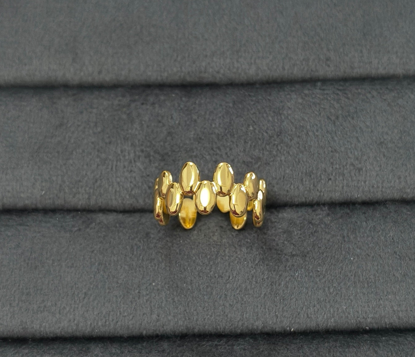 Antitarnish Stylish Adjustable Ring 18K Gold Plated