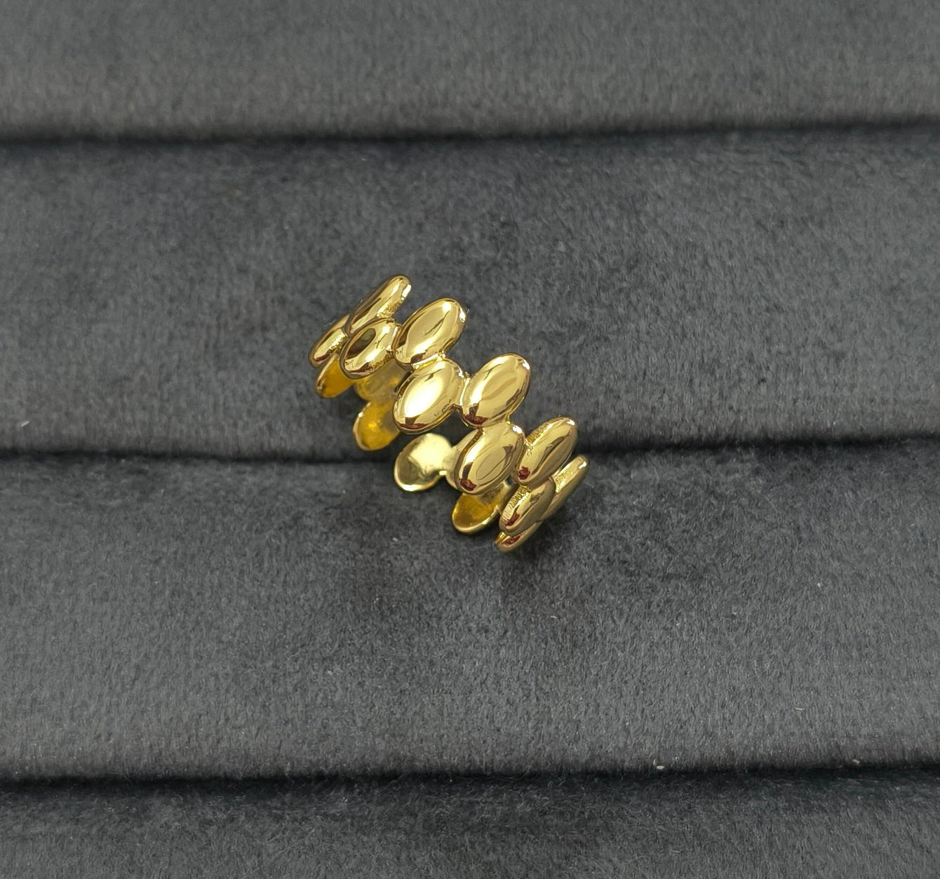 Antitarnish Stylish Adjustable Ring 18K Gold Plated