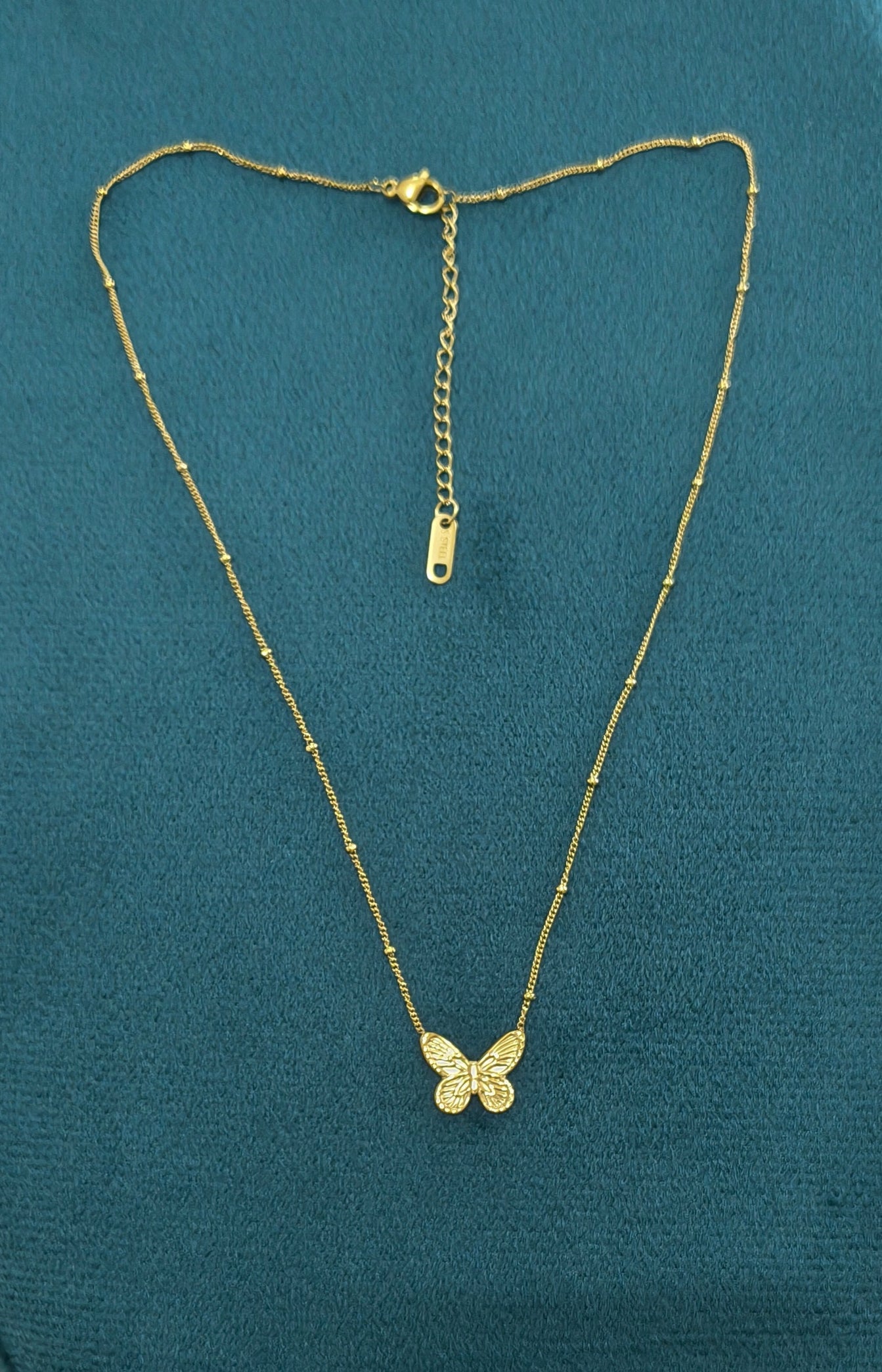 
Antitarnish Stylish Butterfly Necklace 18K Gold Plated
