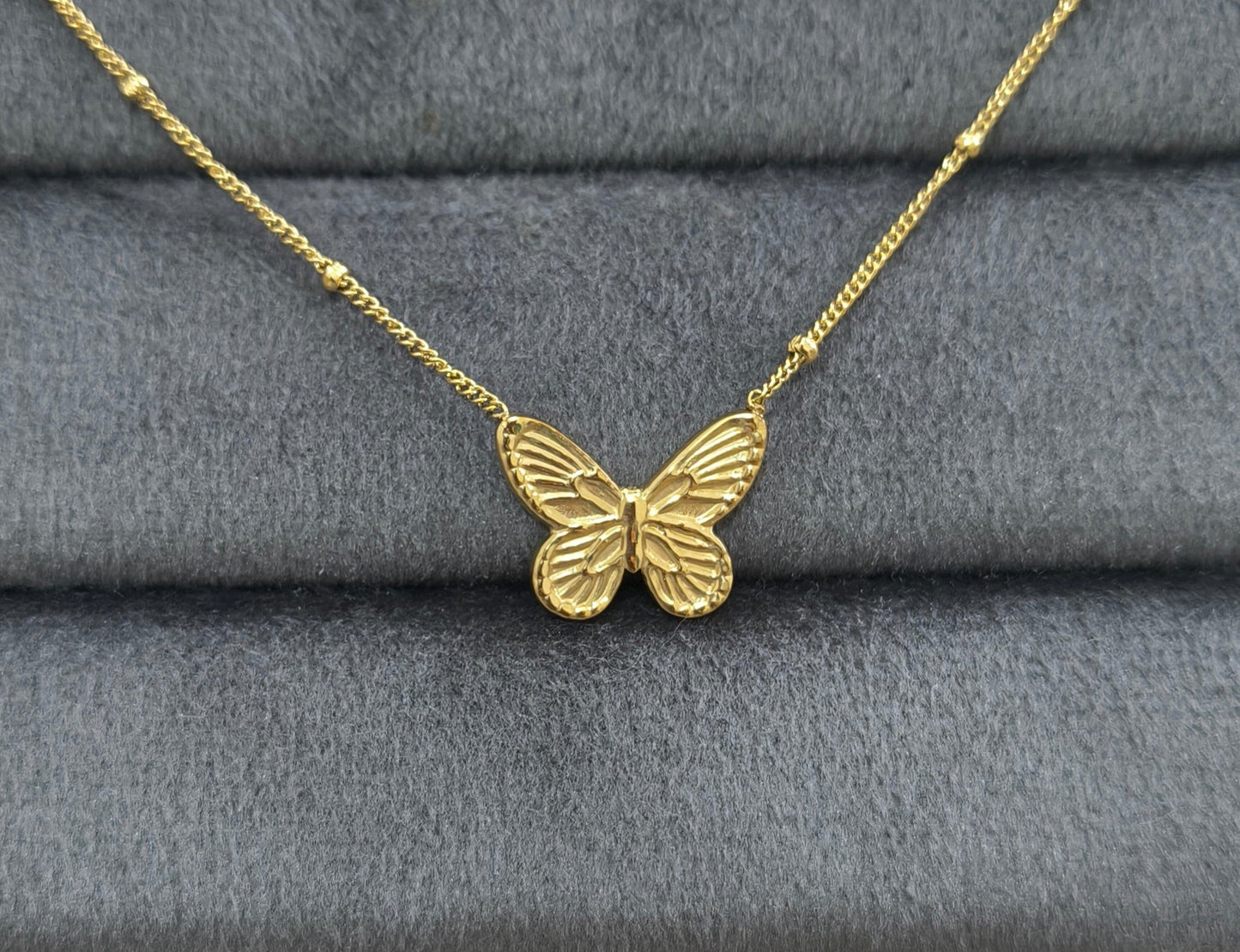 
Antitarnish Stylish Butterfly Necklace 18K Gold Plated
