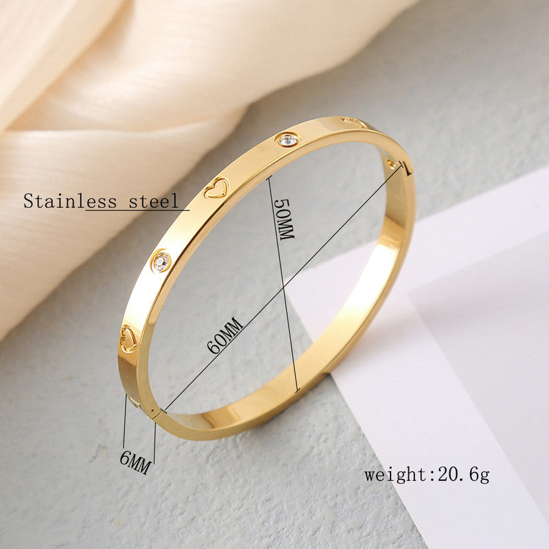 Timeless Love 18K Gold Plated Bracelet
