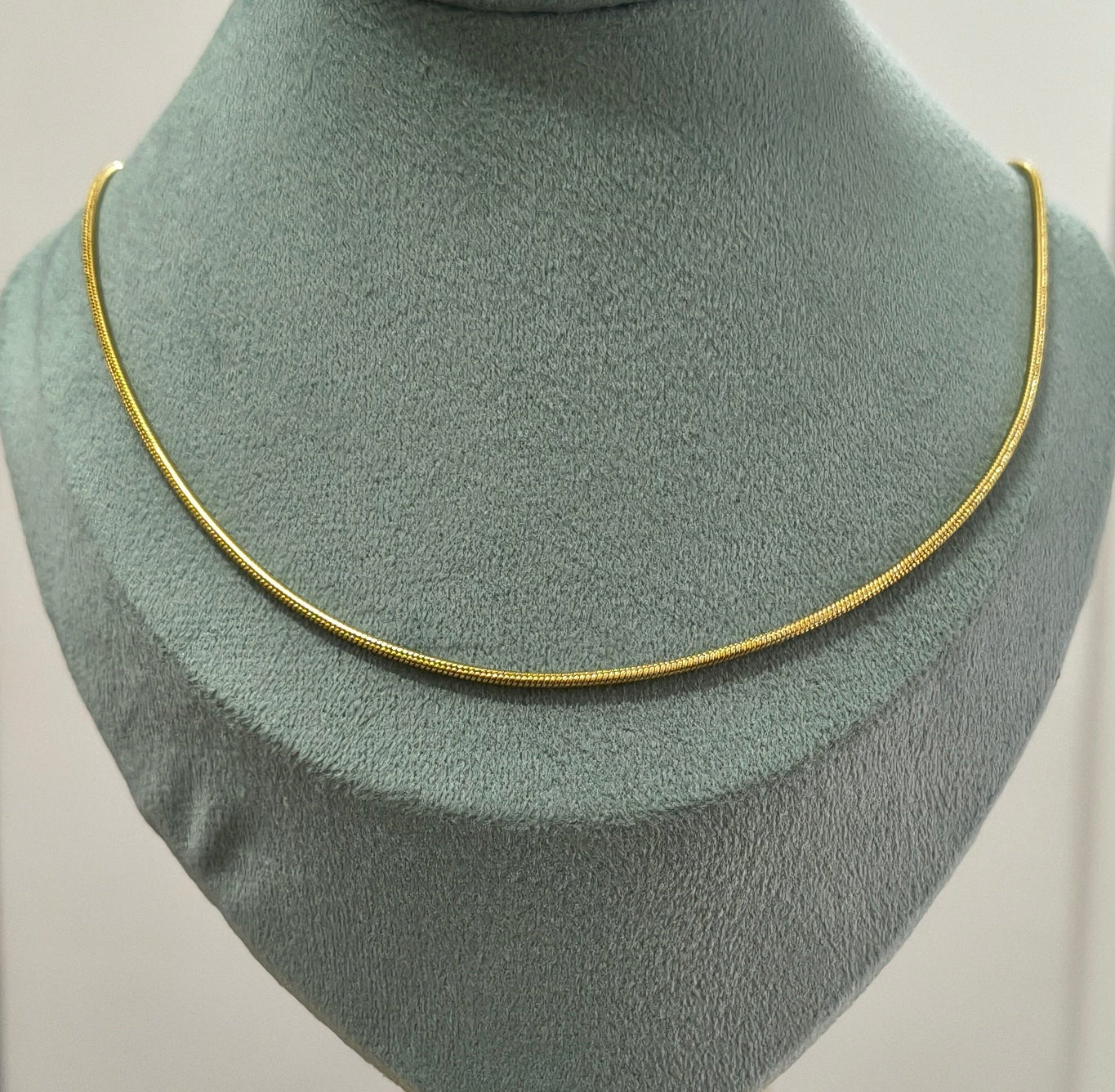 Antitarnish Unisex Rope Chain 18K Gold Plated