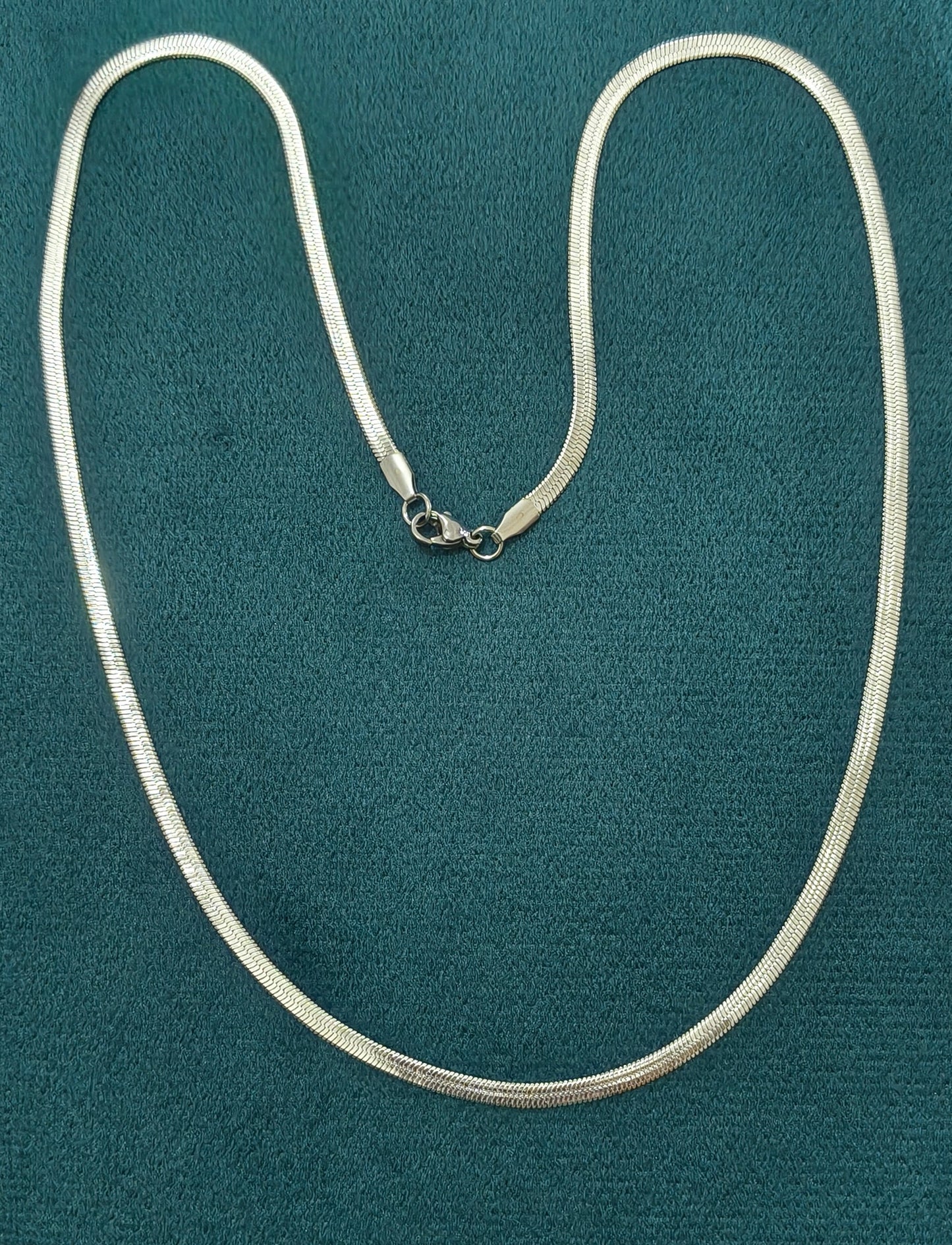 Antitarnish Unisex Snake Chain Silver Plated