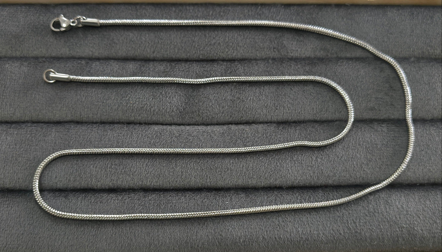 Antitarnish Unisex Solid Rope Chain Silver Plated