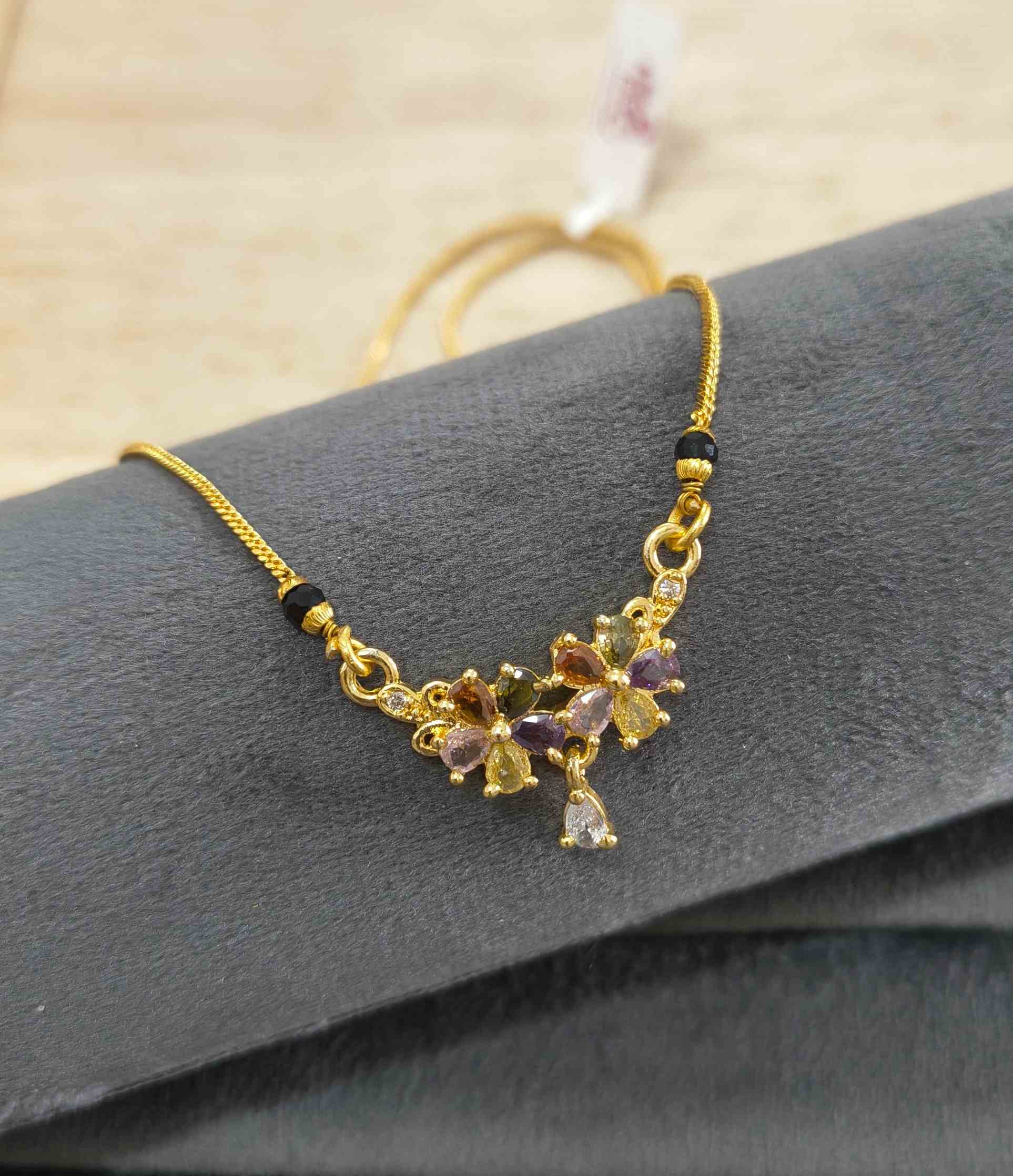 Daily Wear Mangalsutra Premium Blossom Pendant