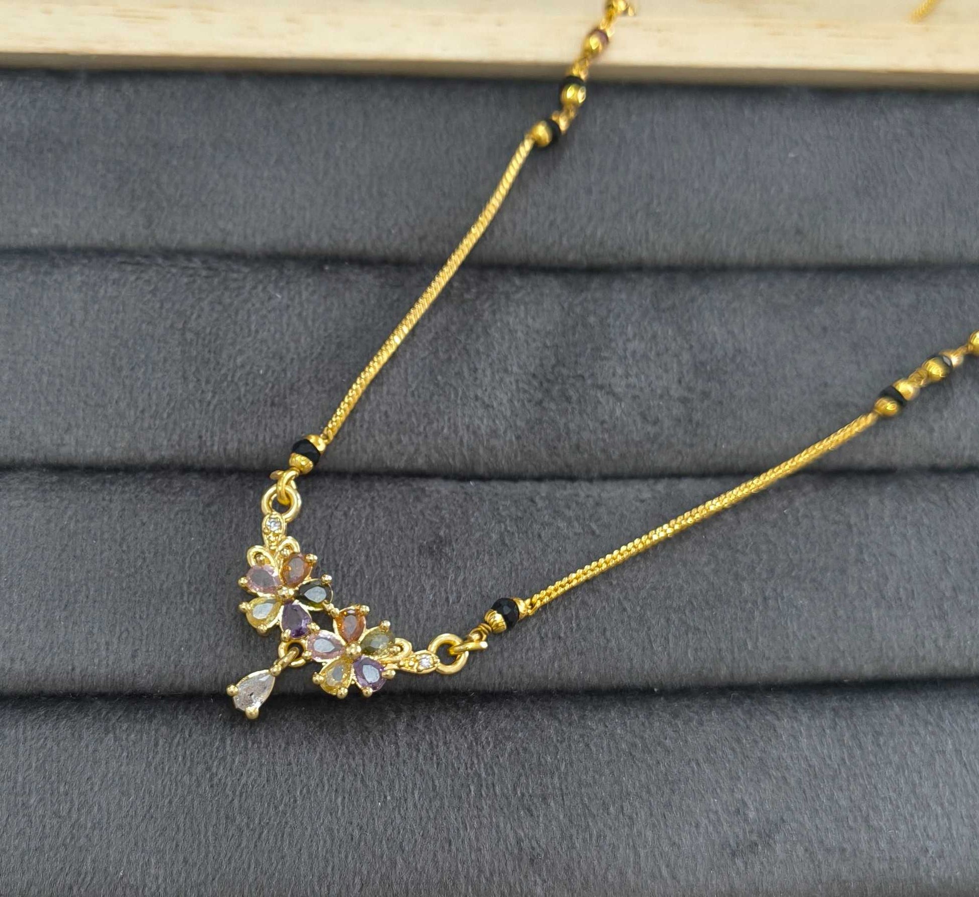 Daily Wear Mangalsutra Premium Blossom Pendant