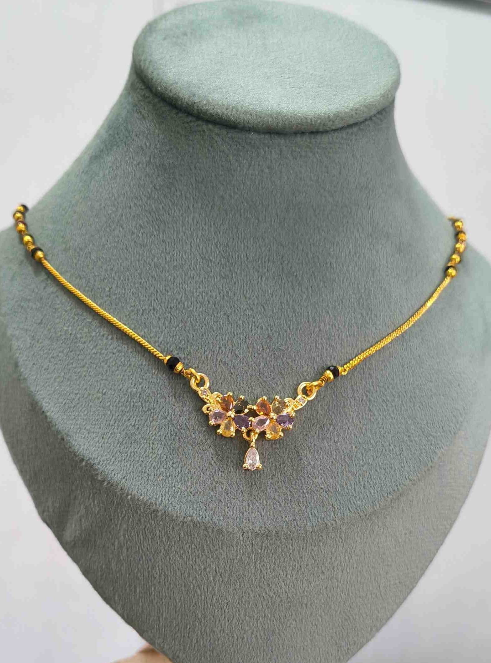 Daily Wear Mangalsutra Premium Blossom Pendant