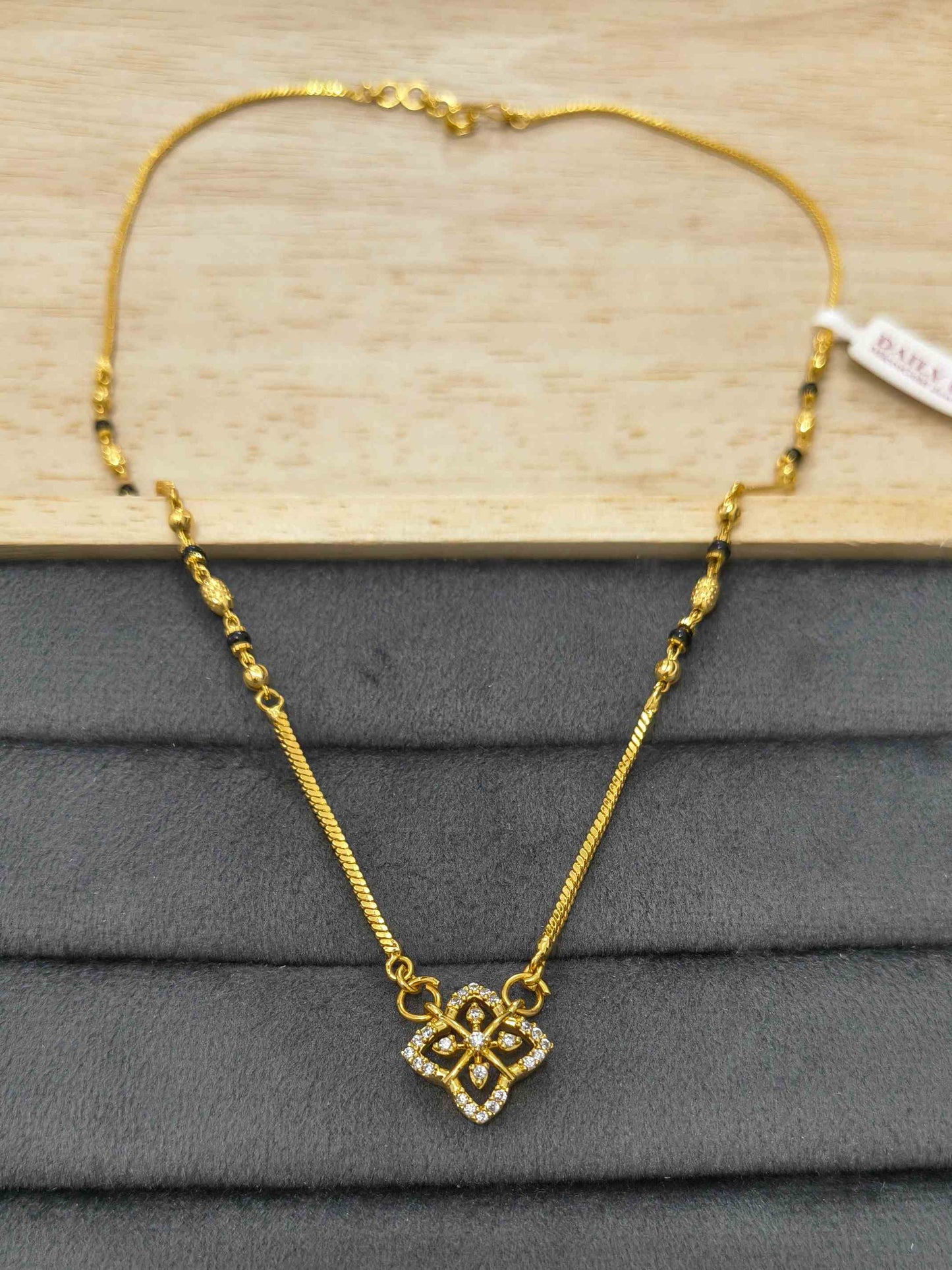 Daily Wear Mangalsutra Premium Star Glaze Pendant