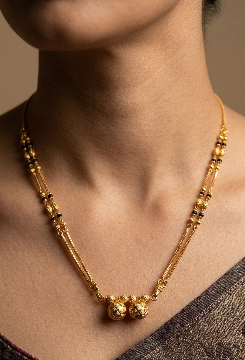 Daily Wear Wati Mangalsutra Necklace for Women