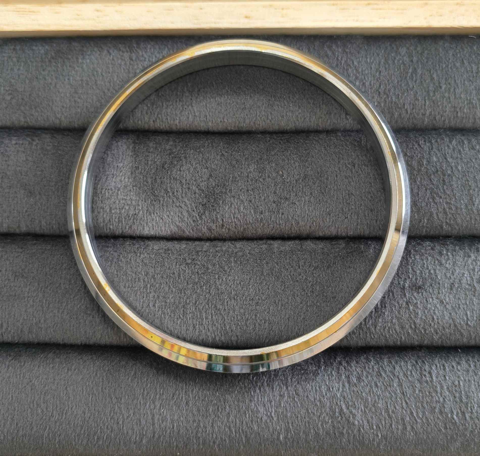 Dual Tone Panjabi Men's Kada Bracelet