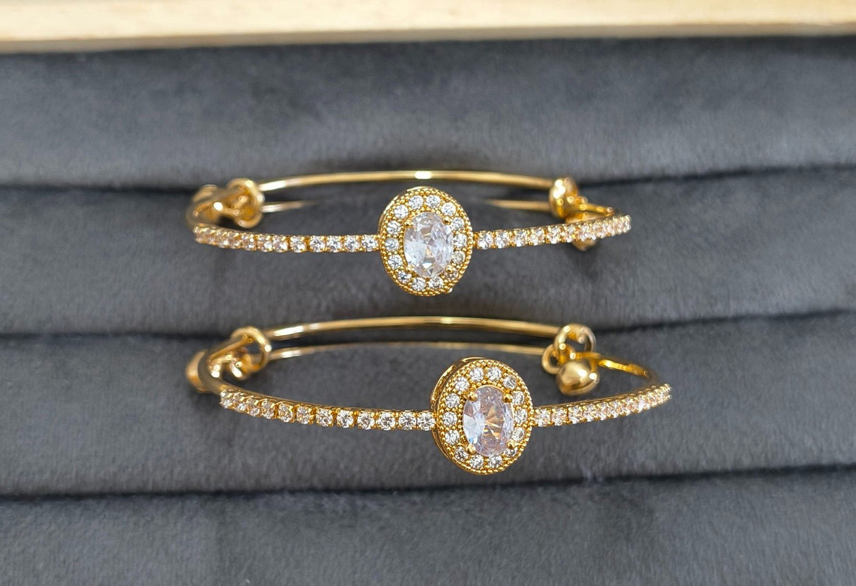 Fancy Bangles Set Premium Gold Plated